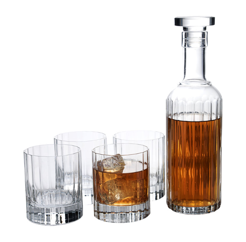 Luigi Bormioli Bach 5Piece Decanter Set & Reviews Wayfair